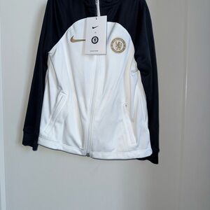 Nike Chelsea Jacket with Black and White Design Medium